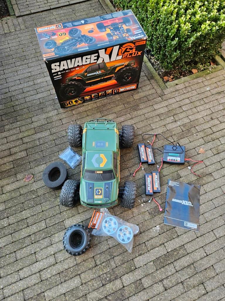 Hpi savage xl flux pakket groen, Hobby & Loisirs créatifs, Modélisme | Voitures & Véhicules, Voiture, Enlèvement
