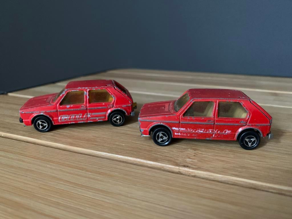 2 x vw golf majorette, Ophalen of Verzenden, Gebruikt, Auto, Majorette