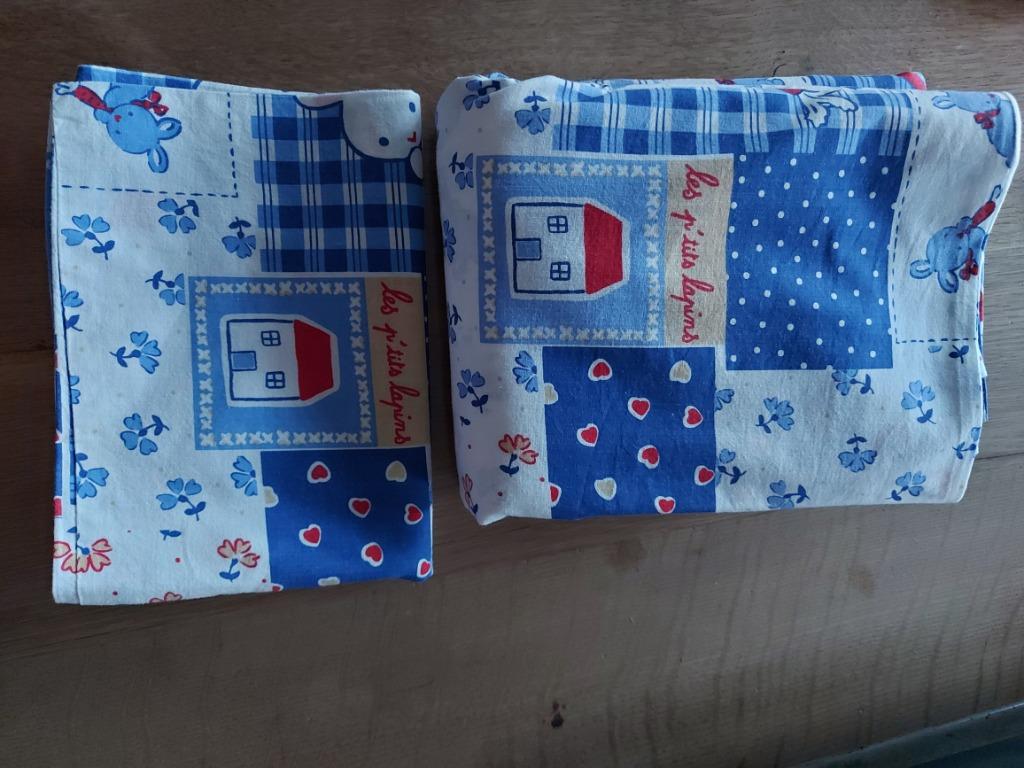 Housse de couette + taie enfant (lit cage), Enlèvement, Comme neuf, Housse de couette