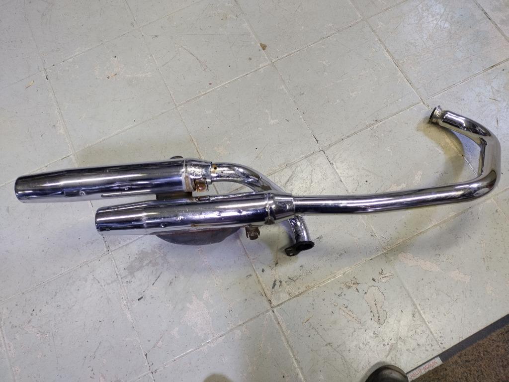 yamaha virago 125/250 uitlaat, Enlèvement ou Envoi, Utilisé