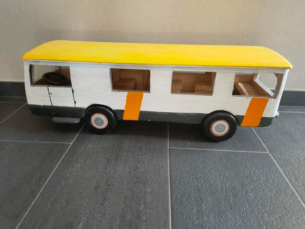 Mooie houten bus van de De Lijn., Enlèvement, Utilisé