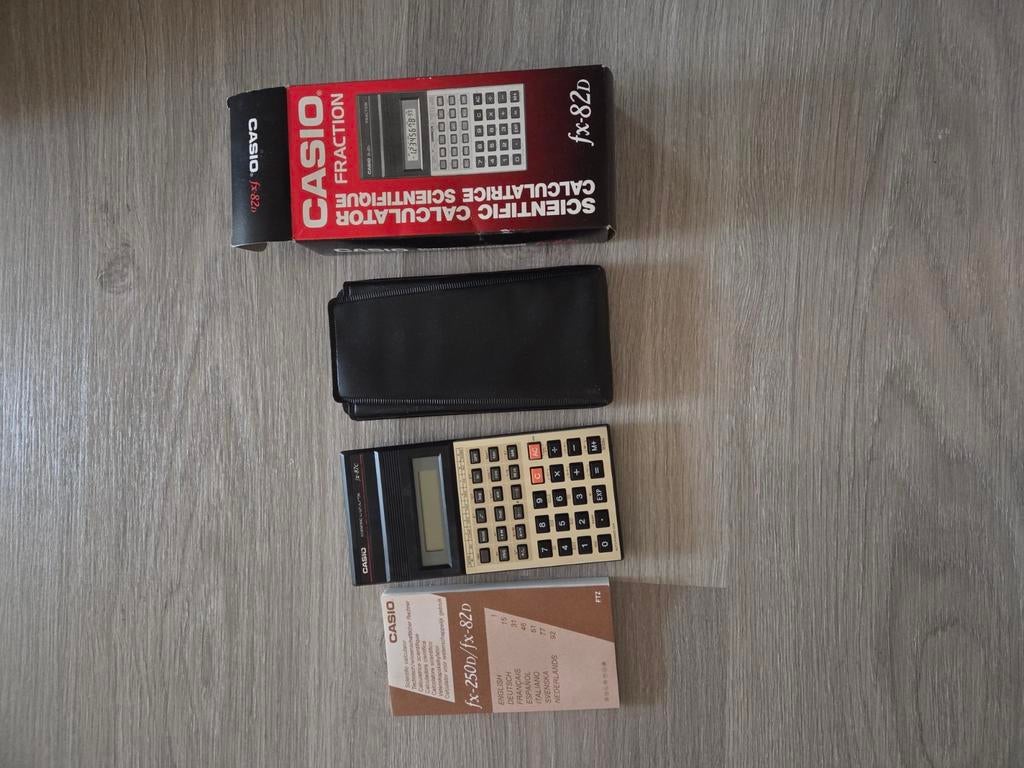 casio rekenmachine vintage type  fx 82D, Ophalen of Verzenden