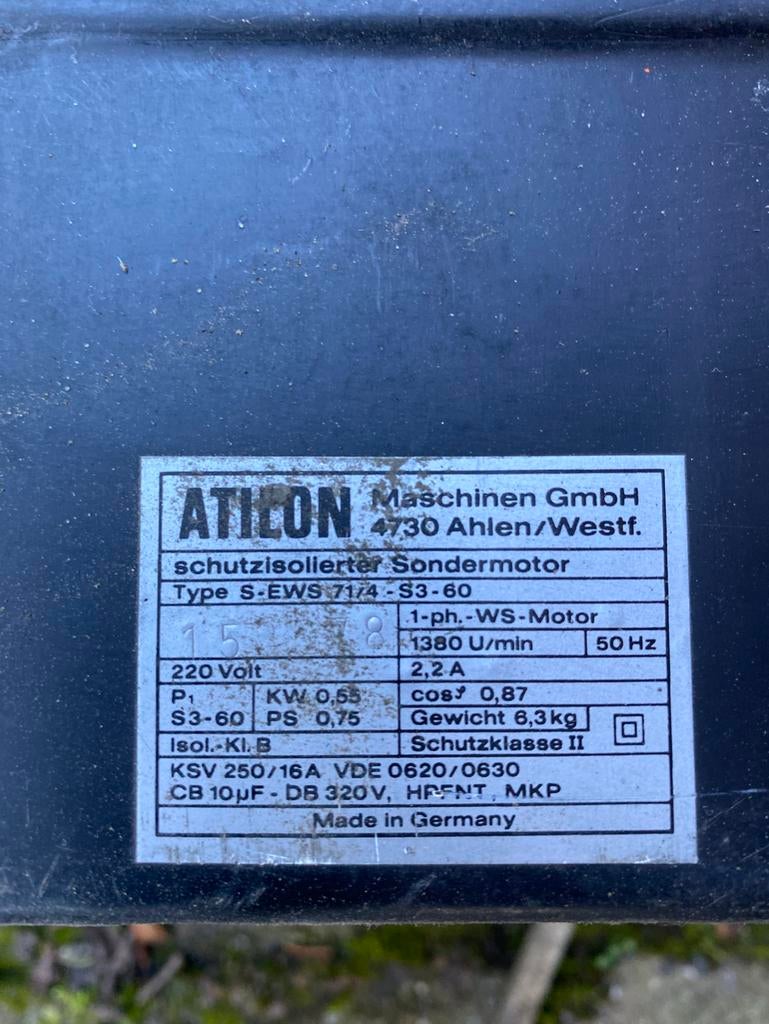 Elektrische motor, Doe-het-zelf en Bouw, Ophalen, Zo goed als nieuw