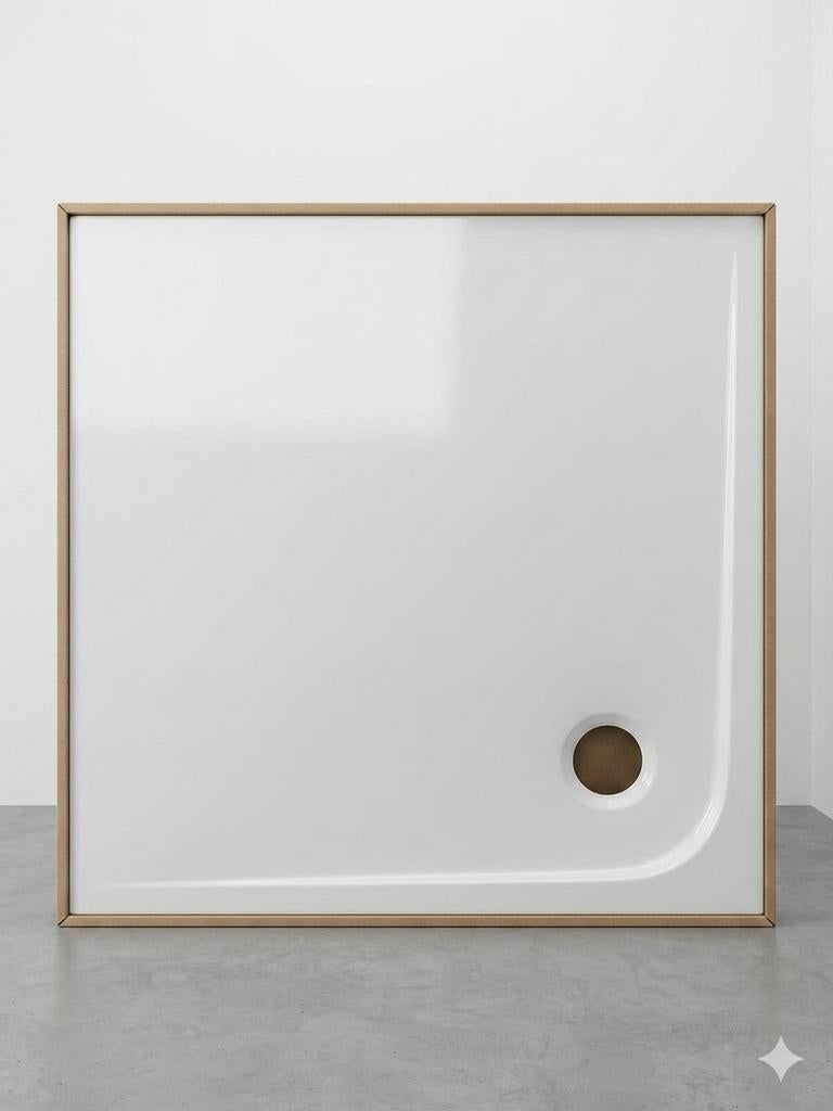 Receveur de douche en céramique - 90 cm / 90 cm, Bricolage & Construction, Sanitaire, Enlèvement ou Envoi, Neuf, Douche