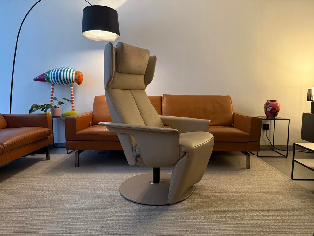 2x Jori Orea 7770 Mono-Move (Showroommodel), Ophalen of Verzenden, Zo goed als nieuw, Leer, Durlet leolux natuzzi stressless himolla vitra