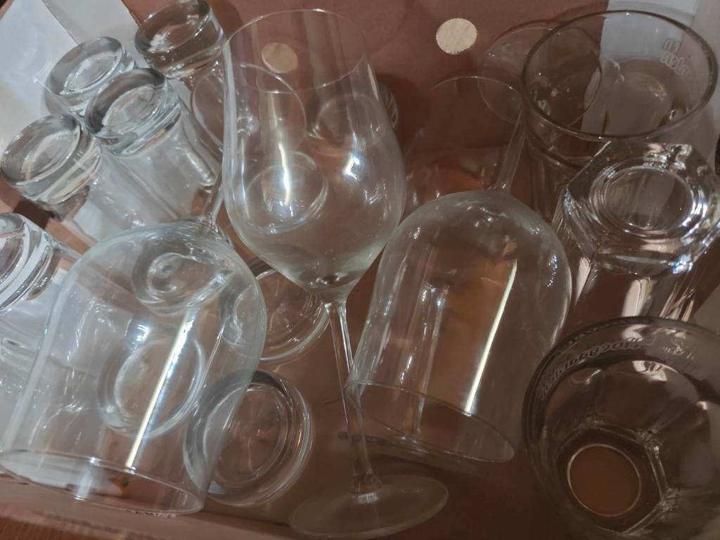 Mix box met Glazen, Verzamelen, Ophalen of Verzenden