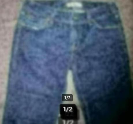Jean Levis 570 straight fit L, Ophalen of Verzenden, Gedragen, Blauw, W36 - W38 (confectie 52/54)