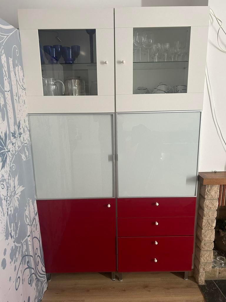 Ensemble de meubles Rouge IKEA, Enlèvement, Comme neuf