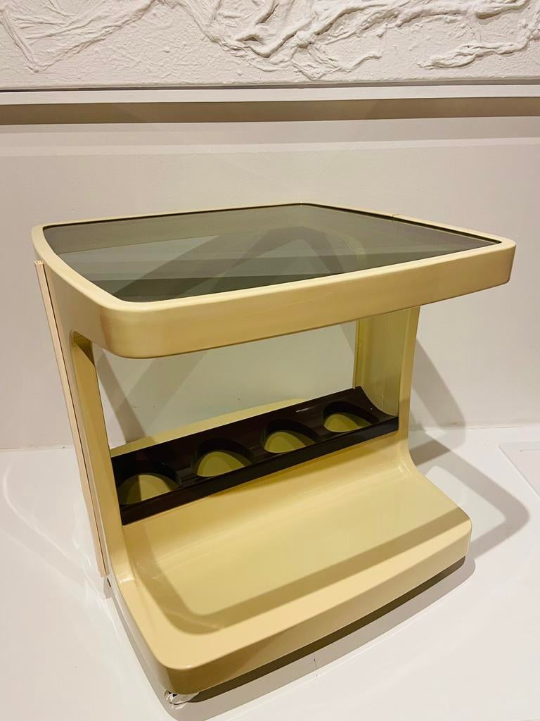 Space Age Marc Hero pour Prisunic, Moins de 55 cm, Synthétique, Space age vintage retro mid century modern design, Enlèvement ou Envoi