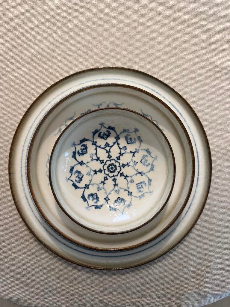 Servies set Schafer, Huis en Inrichting, Keuken | Servies, Ophalen, Zo goed als nieuw, Bord(en)