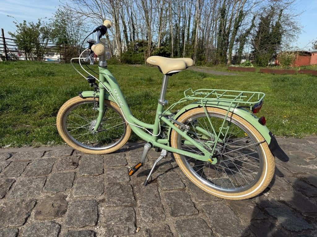 Puky Skyride Classic 20 inch, retro groen, Fietsen en Brommers, Fietsen | Meisjes, Zo goed als nieuw, 20 inch, Versnellingen, Ophalen