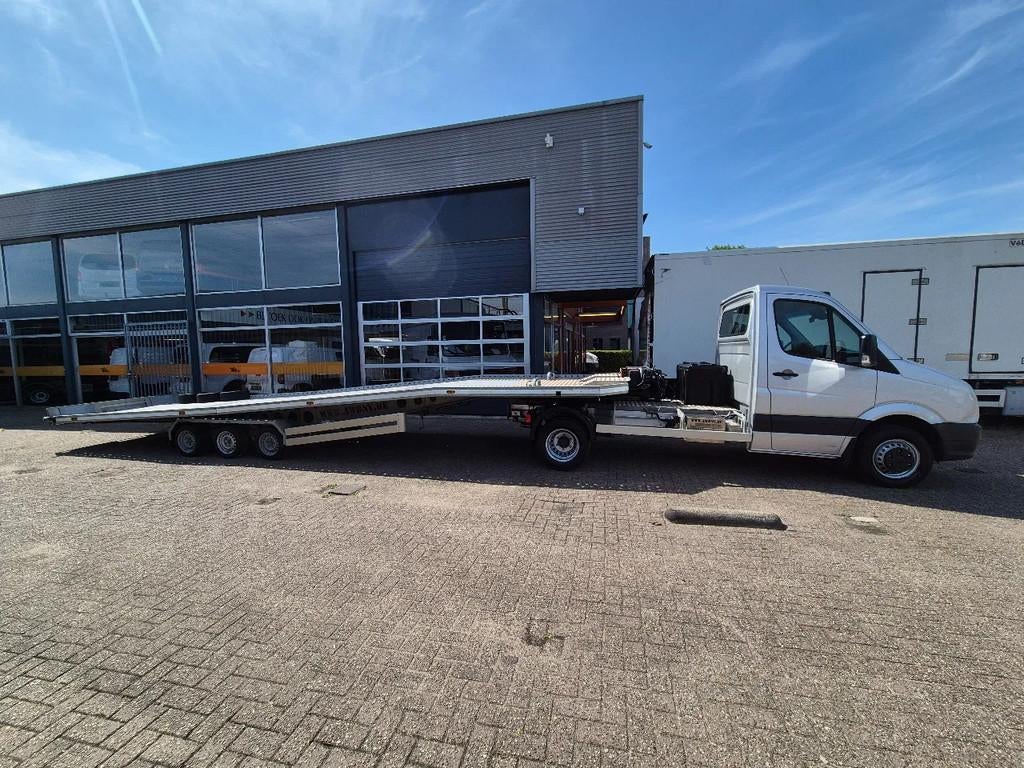 Volkswagen Crafter 2.0TDI BE Combi/ Autotransporter 10m mit, Auto's, Gebruikt, 4 cilinders, Volkswagen, 120 kW