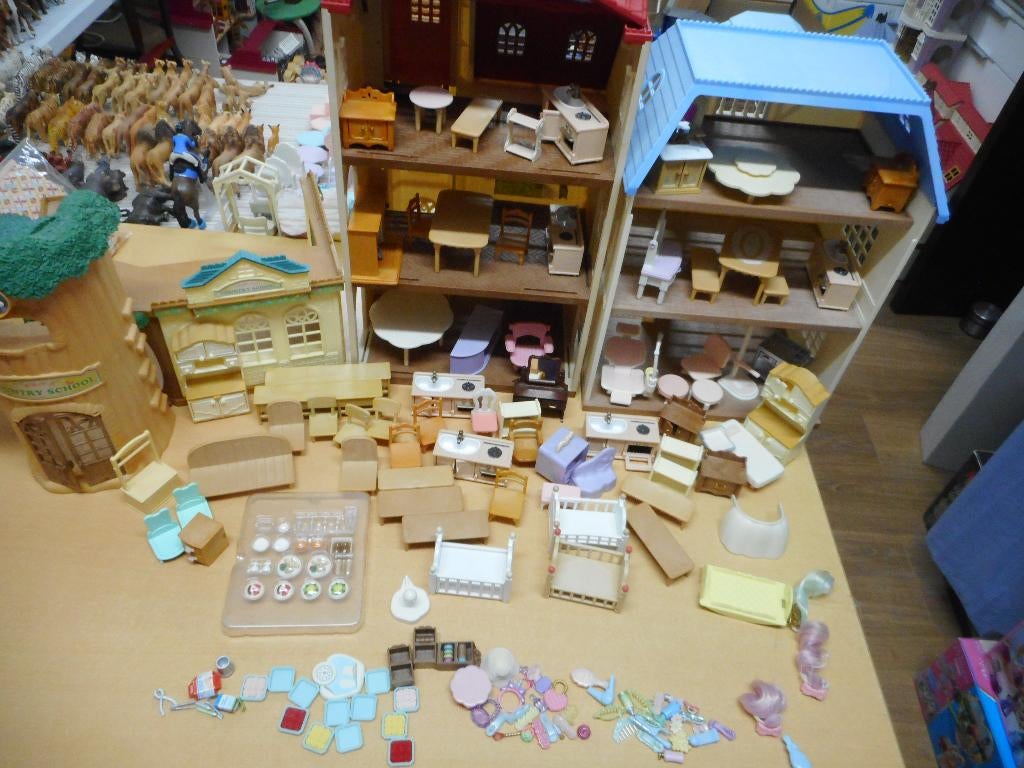 sylvanian pakket, Collections, Maisons de poupées & Accessoires, Utilisé, Enlèvement ou Envoi