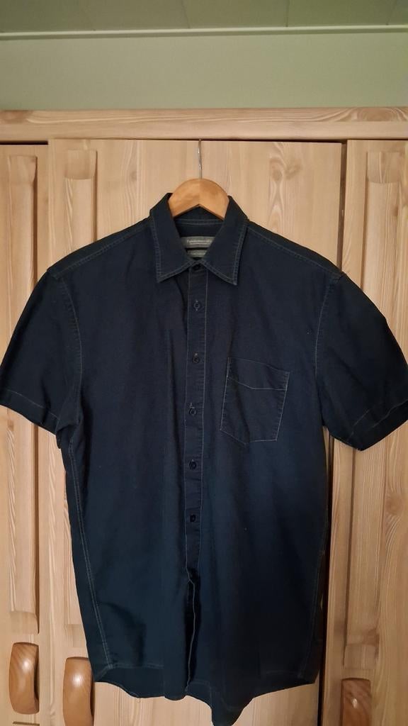 Hemd Fundamentals met korte mouwen, Kleding | Heren, Overhemden, Andere, Zwart, Ophalen of Verzenden, Zo goed als nieuw