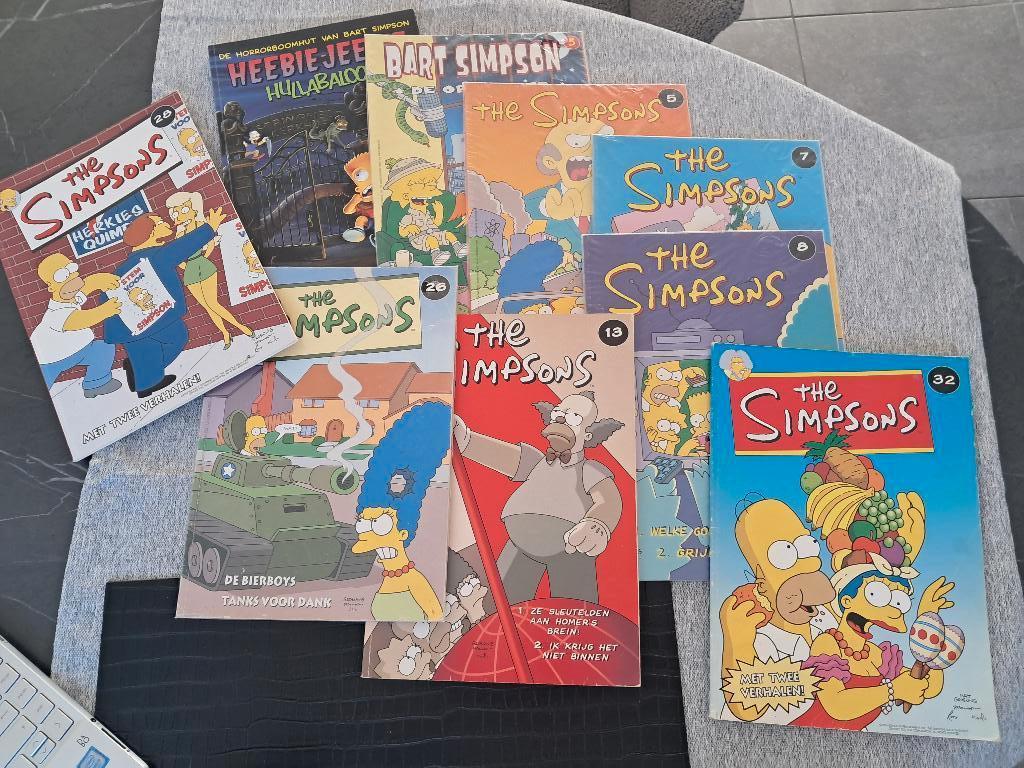 Lot 9 strips The Simpsons, Boeken, Stripverhalen, Meerdere stripboeken, Ophalen of Verzenden, Gelezen