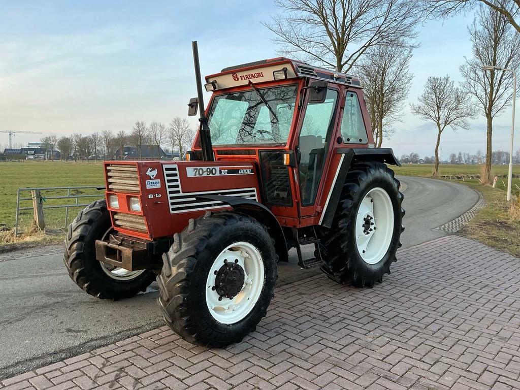 Tracteur agricole Fiat 70-90 DT à traction intégrale 1994, Articles professionnels, Utilisé, Fiat
