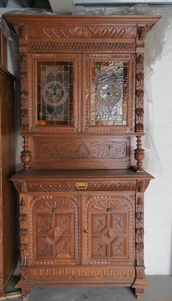 Antieke kast, Antiquités & Art, Antiquités | Meubles | Armoires, Enlèvement