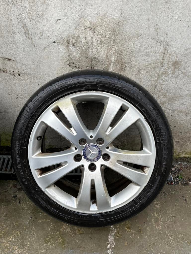 Originele Mercedes velgen met banden – 225/45 R17 91W, Auto-onderdelen, Banden en Velgen, Band(en), Zomerbanden, 17 inch, 225 mm