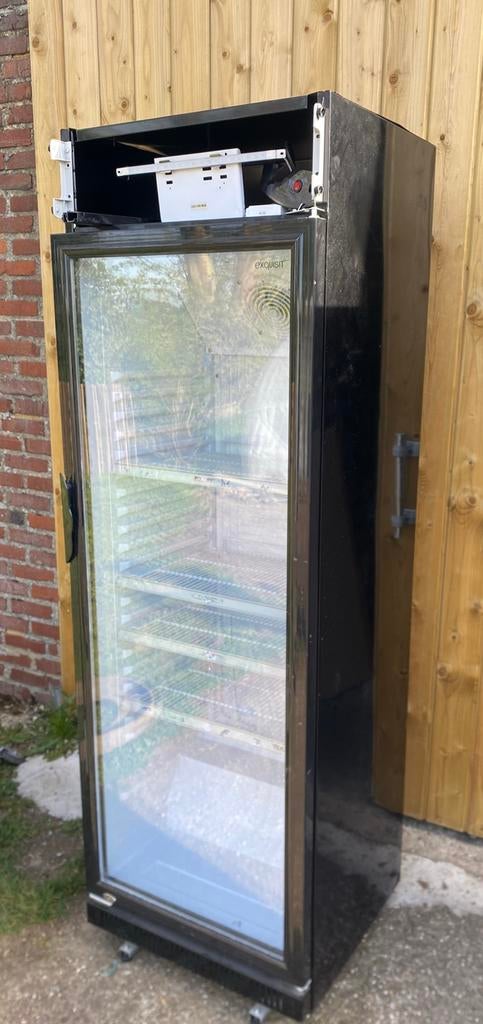 Horeca koelkast met glazen deur 360 liter, Enlèvement, Utilisé