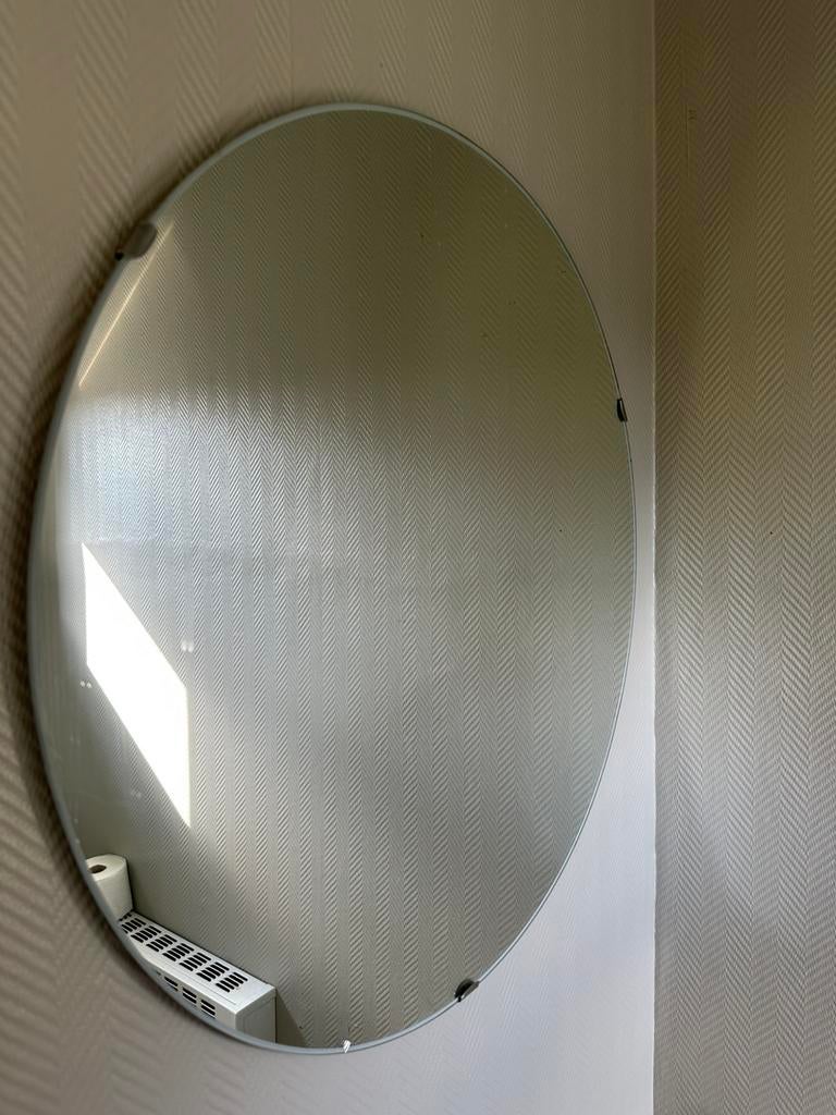 Ronde spiegel, Huis en Inrichting, Ophalen, Gebruikt, Rond
