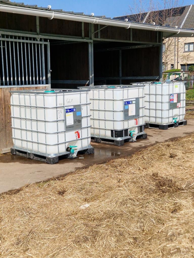 3 X watertonnen 1000L / IBC waterton