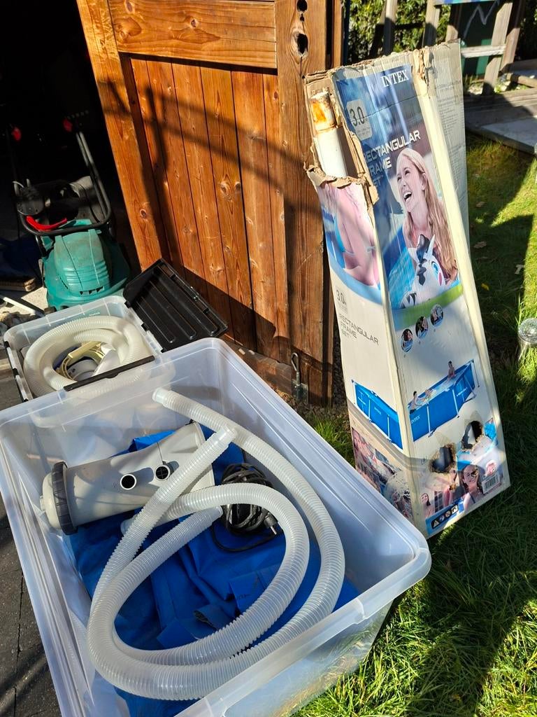 Intex zwembad 3m x 2m x 75 cm, Tuin en Terras, Zwembaden, Ophalen, Rechthoekig