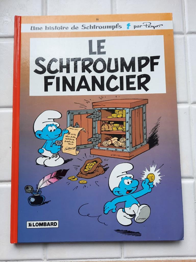 Album le schtroumpf financier no16., Livres, BD, Une BD, Enlèvement, Comme neuf, Peyo