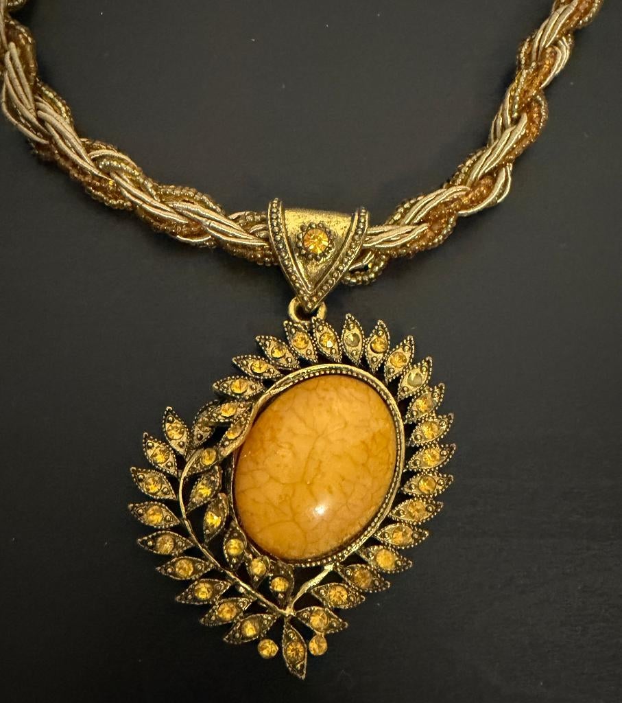 Collier Vintage Années 1960 - Bijoux de Mode, Enlèvement ou Envoi, Autres matériaux, Collier