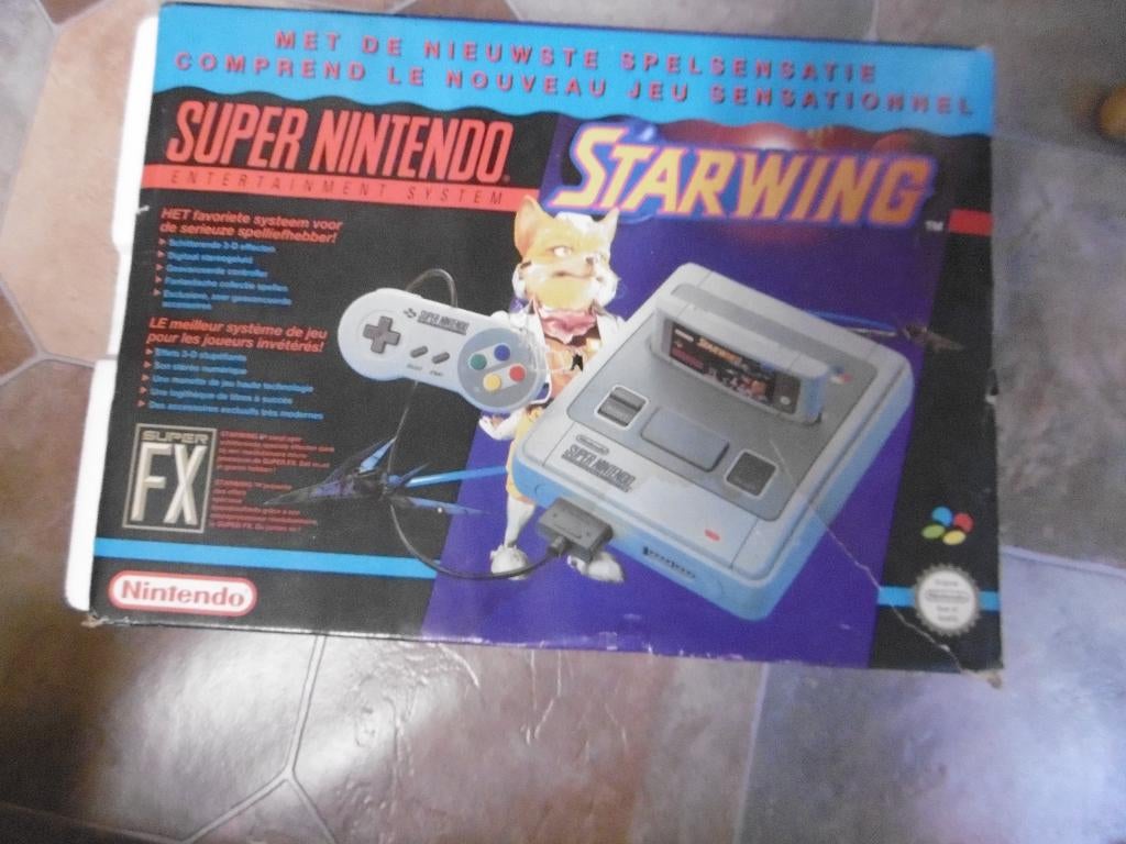 super nintendo STARWING ( Boite vide), Consoles de jeu & Jeux vidéo, Enlèvement
