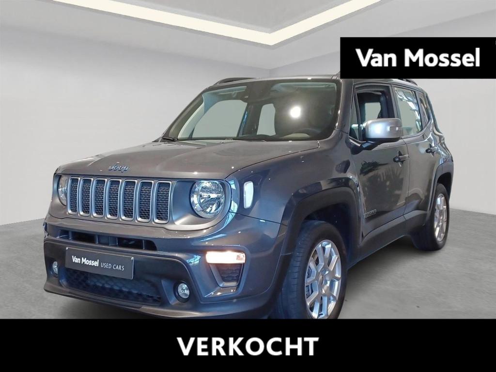 Jeep Renegade 1.3 Turbo T4 190 4xe ATX Limited, Auto's, Automaat, Stof, Gebruikt, Euro 6