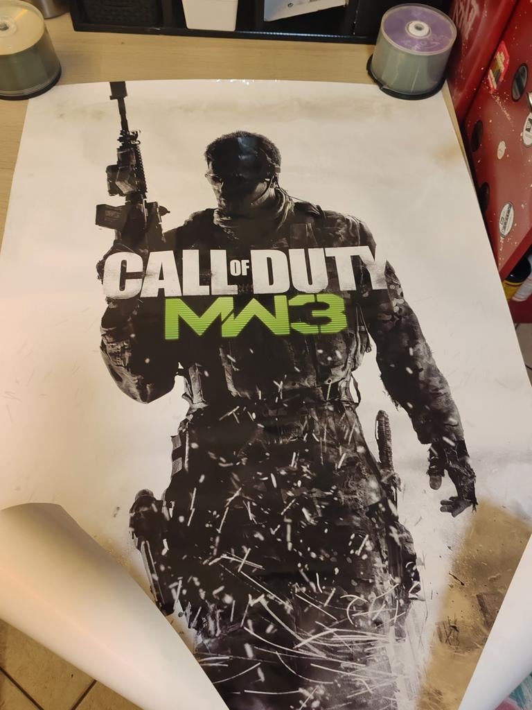 Poster Modern Warfare 3 MW3 (2011), Verzamelen, Posters, Ophalen