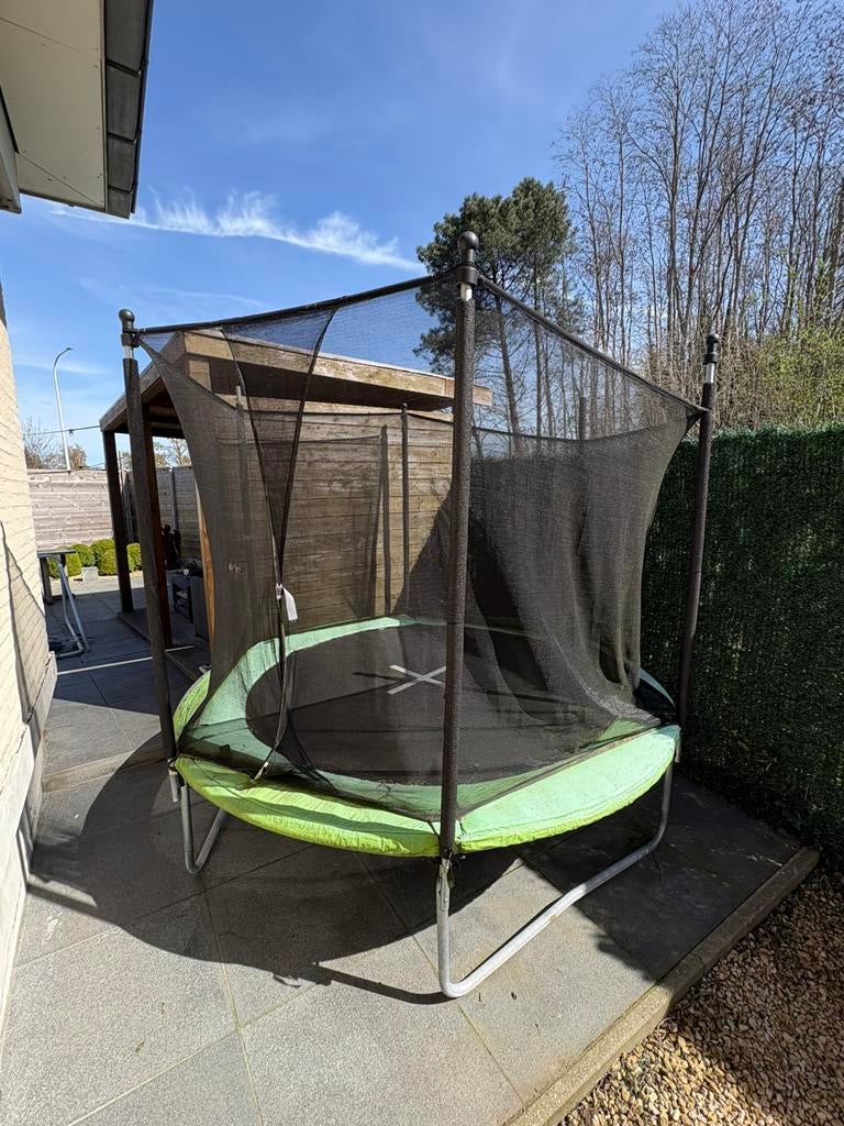 Trampoline, Kinderen en Baby's, Speelgoed | Buiten | Trampolines, Ophalen, Zo goed als nieuw