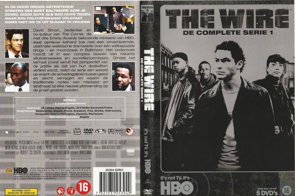 The Wire seizoen 1, Maffia en Misdaad, Vanaf 16 jaar, Boxset, Ophalen of Verzenden