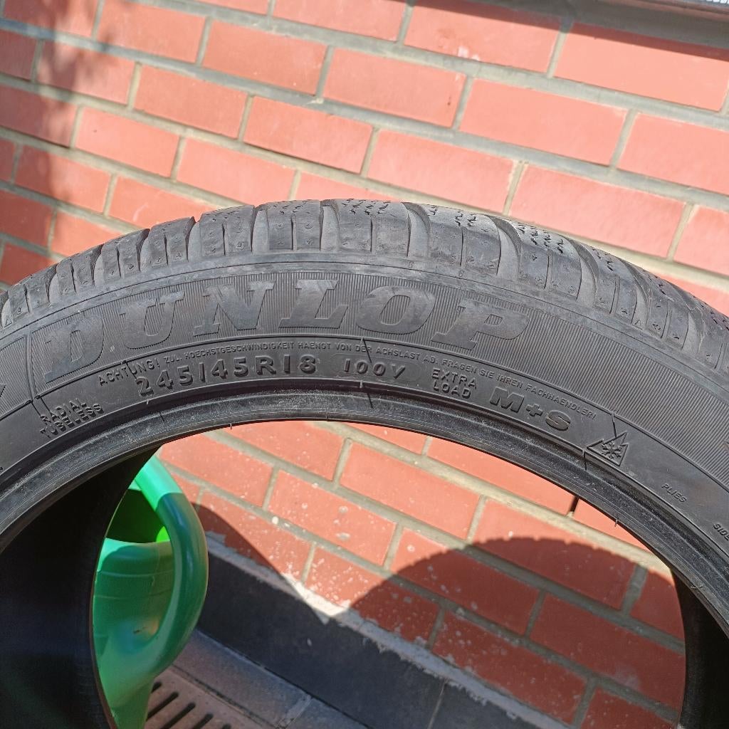 3 Pneus hiver  245 45 R18, Autos : Pièces & Accessoires, Véhicule de tourisme, Enlèvement, Utilisé, Pneus hiver