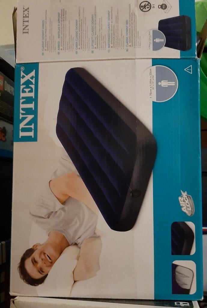 Intex bed, Ophalen