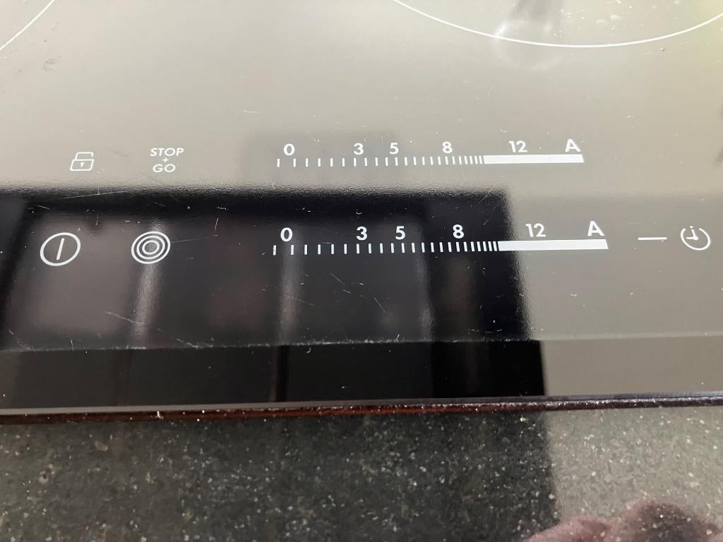 kookplaat keramisch 62x52cm, Elektronische apparatuur, Kookplaten, Ophalen, Gebruikt, Keramisch, 4 kookzones