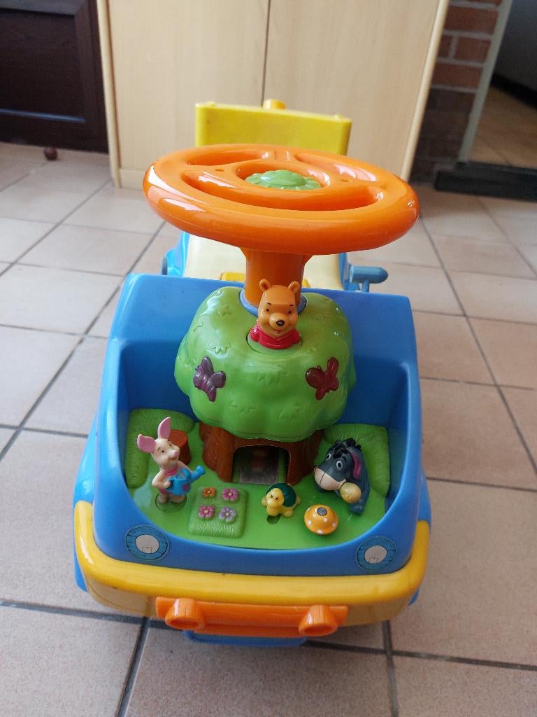 Winnie the pooh - loopwagen/schommel, Ophalen, Gebruikt