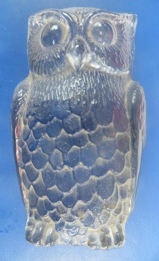 presse-papier en verre hibou, Divers, Enlèvement ou Envoi, Utilisé