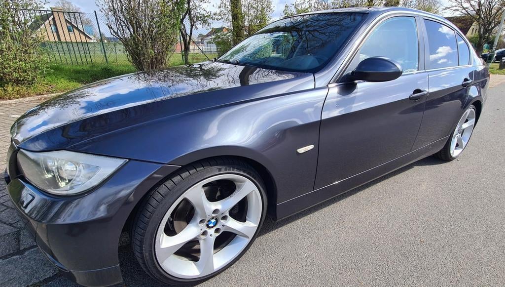 BMW 325iA, Zwart, Leder, Bedrijf, 5 deurs