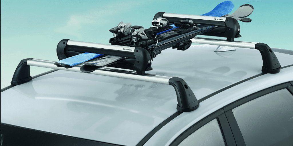Skidragers 4 ski's of 2 snowboards dakdrager Hyundai 99701AD, Auto diversen, Dakdragers, -, -, Nieuw, Ophalen of Verzenden