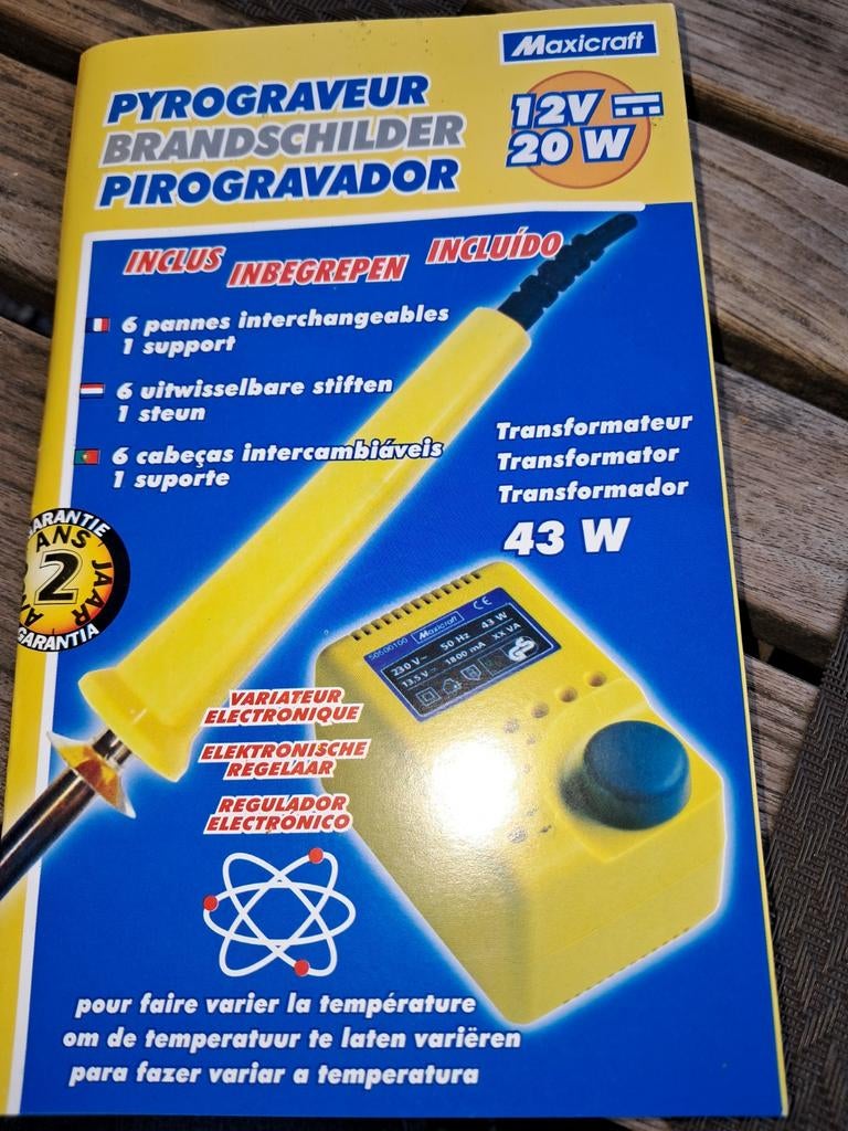 Brandschilder hout, Hobby & Loisirs créatifs, Dessin, Enlèvement