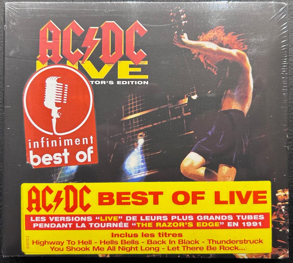 AC/DC - Live (2CD, remastered), CD & DVD, CD | Hardrock & Metal, Comme neuf, Envoi