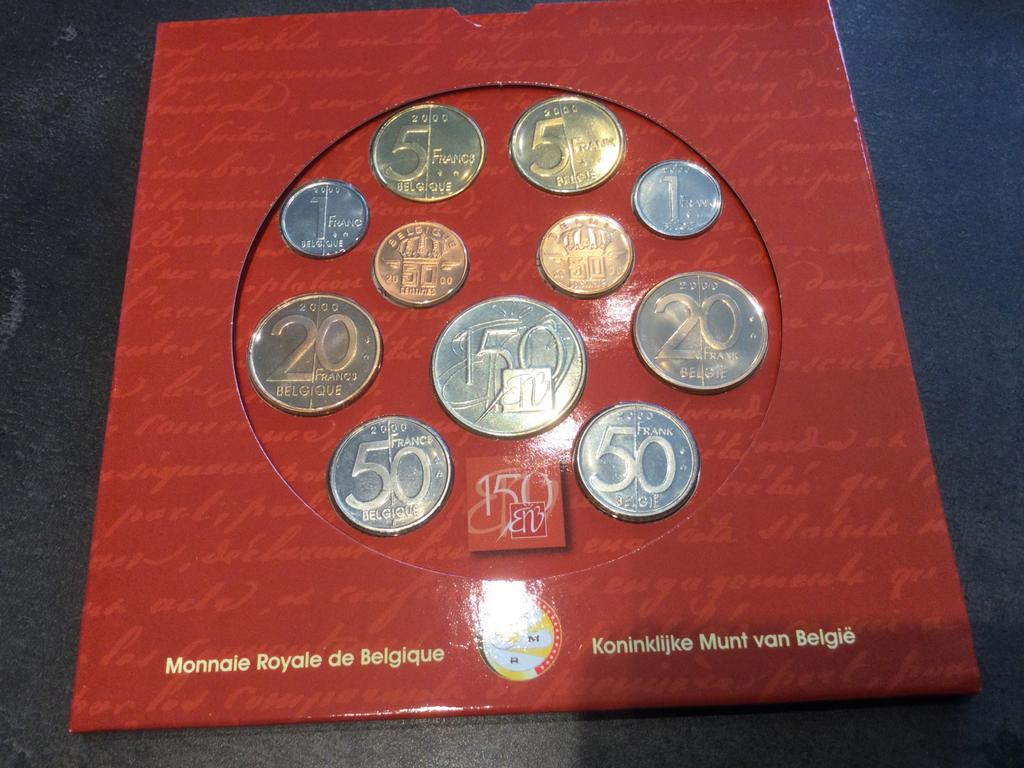 België Muntset 2000, Postzegels en Munten, Ophalen of Verzenden