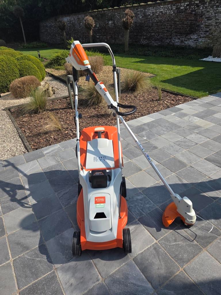 Stihl Accu gras & kantenmaaier, Tuin en Terras, Ophalen
