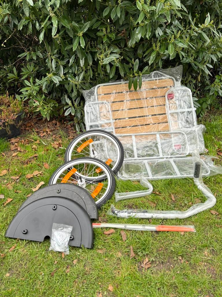 Ikea fietskar- nieuw in verpakking, Fietsen en Brommers, Fietsaccessoires | Aanhangwagens en Karren, Ophalen, Nieuw, Bagagekar
