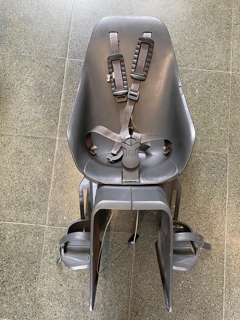 Urban iki achterzitje, fietsstoeltje met montagesysteem, Ophalen, Achterzitje, 9 t/m 18 kg, Gebruikt