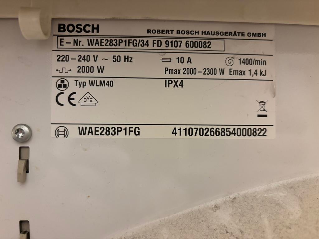 Bosh wasmachine onderdelen, Elektronische apparatuur, Wasmachines, 6 tot 8 kg, Ophalen of Verzenden, Gebruikt, Bovenlader