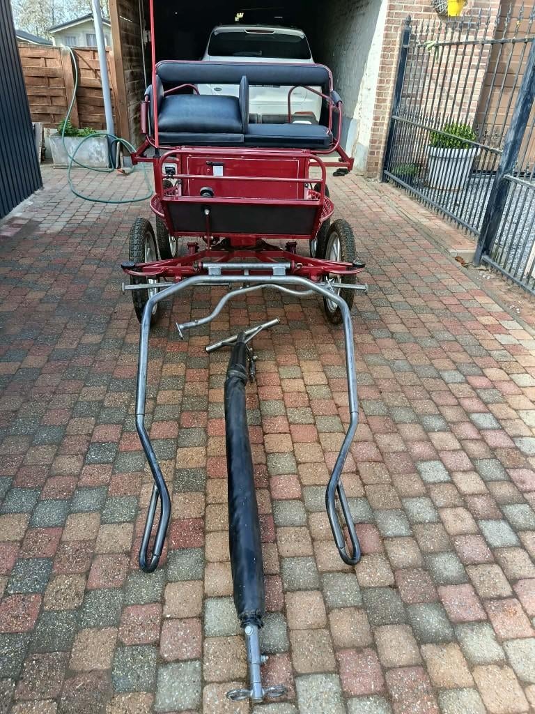 Marathon koets voor shetlander, Zo goed als nieuw, Marathonwagen, Pony