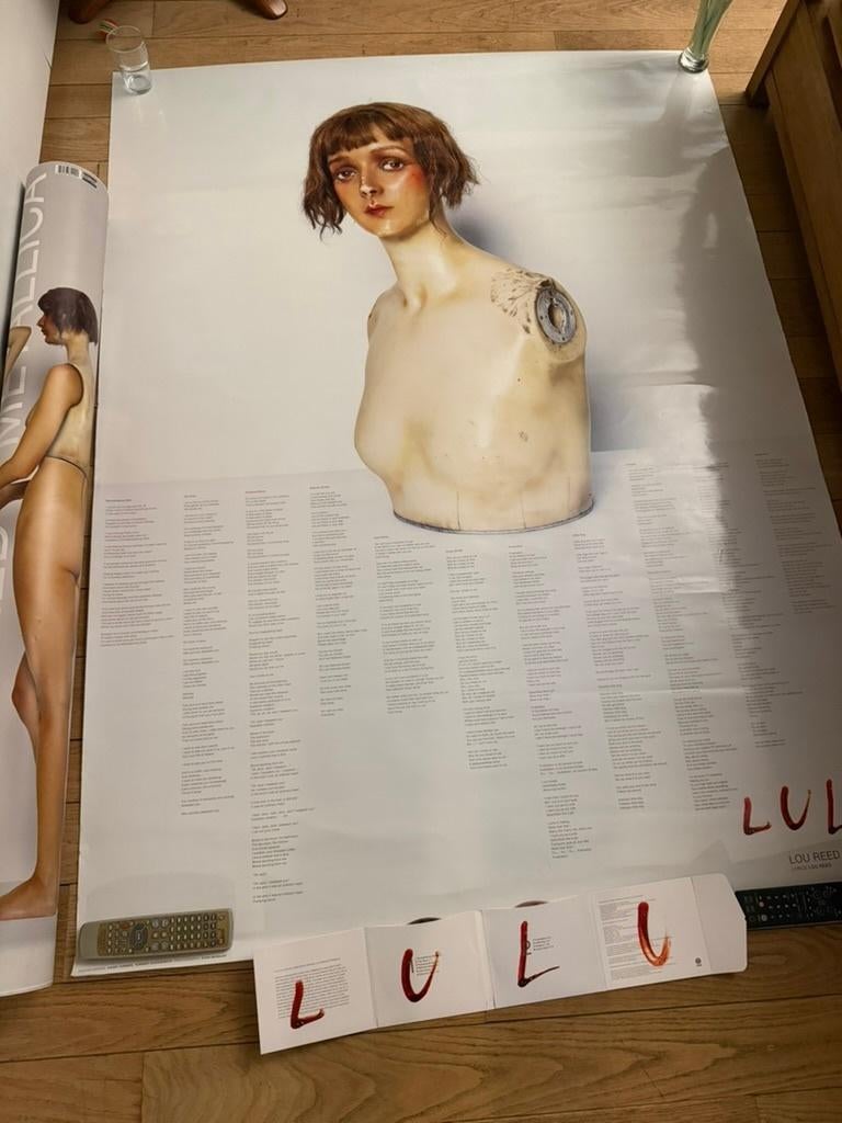 LULU collectors Item lou reed en metallica poster en cd, Ophalen of Verzenden, Zo goed als nieuw, Singer-songwriter