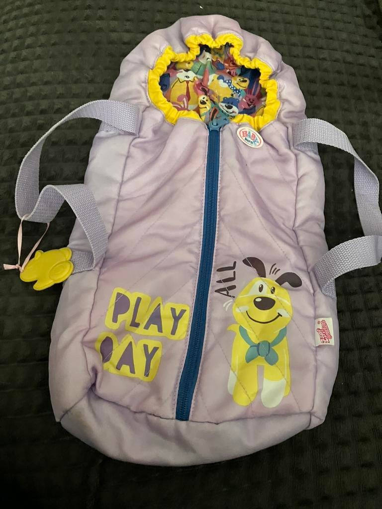 Draagmand baby born zapf creation voor pop 43 cm, Kinderen en Baby's, Speelgoed | Poppen, Ophalen of Verzenden, Zo goed als nieuw